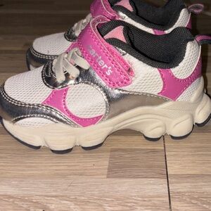 Carter's Pink and Silver Sneakers for Kids